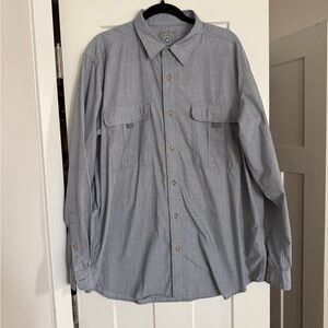 Insect Shield Men's Field Shirt Pro Button Down Shirt Gray XL